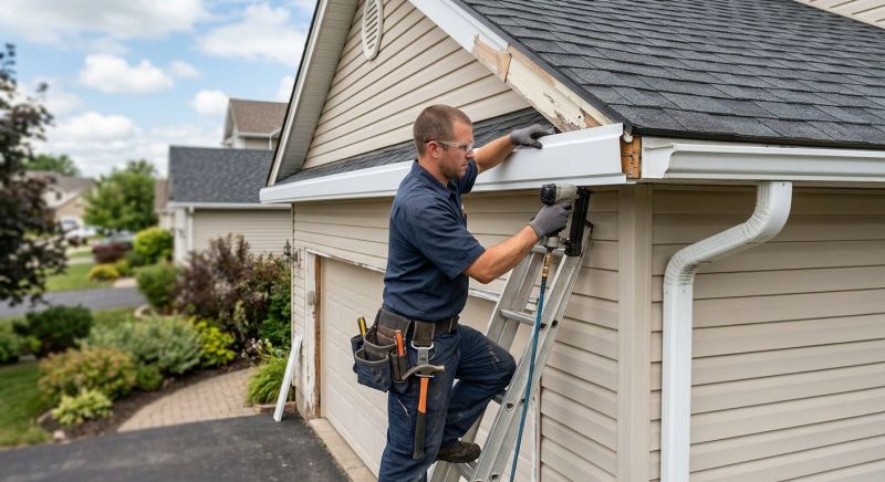 Aluminum Fascia Replacement in Conroe, TX