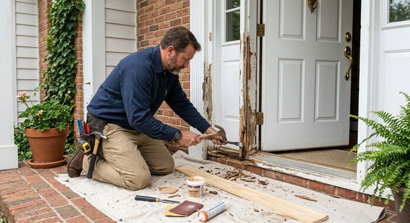 Exterior Door Trim Repair in Olathe, KS