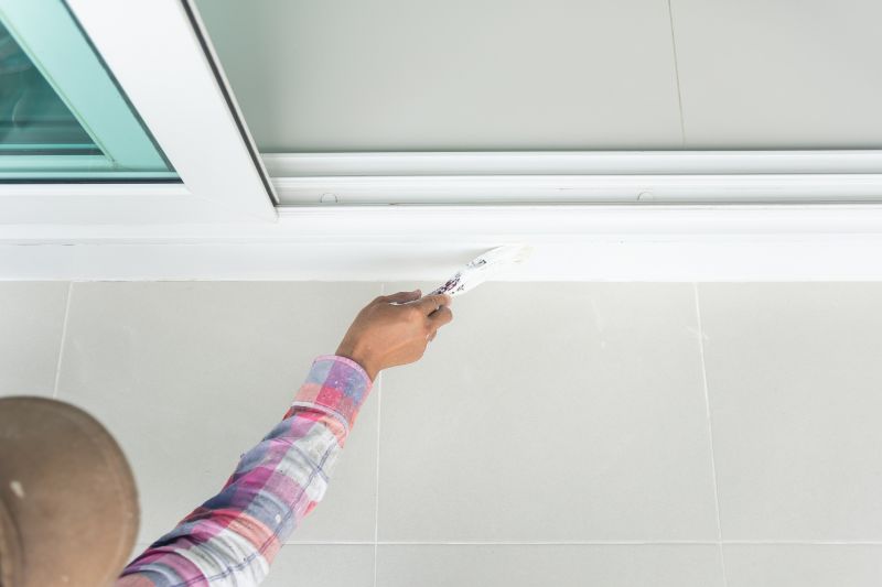 Repaired and Repainted Trim